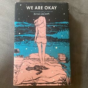 “We are okay” by Nina Lacoun hard cover